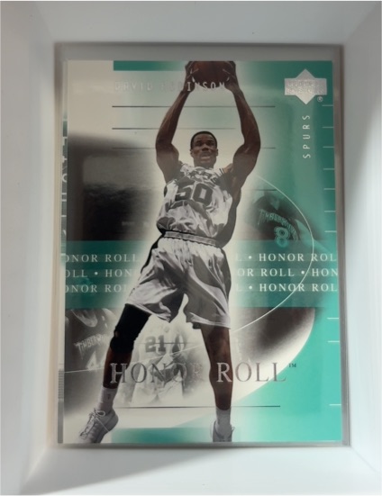 2001-02 Upper Deck Honor Roll #78 David Robinson — front