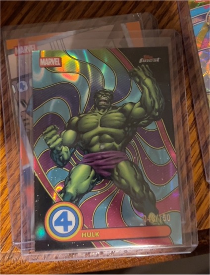2026 Topps Finest Fantastic Four #92 Hulk — front
