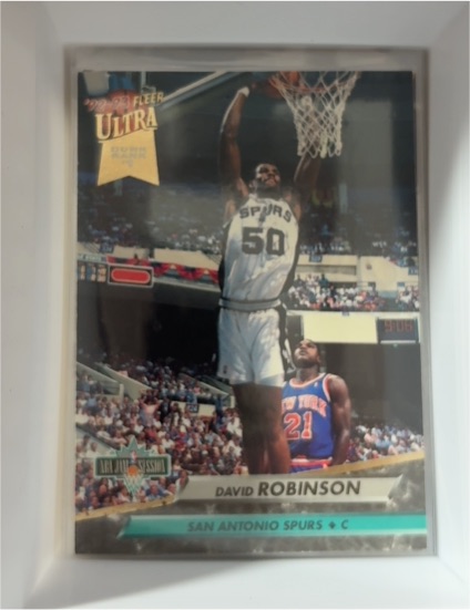 1992-93 Fleer Ultra #201 David Robinson — front