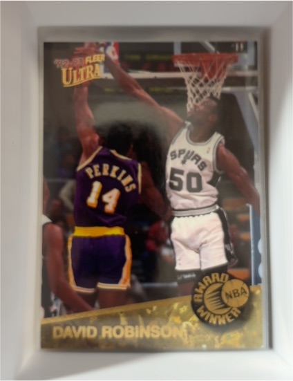 1992-93 Fleer Ultra NBA Award Winner #2 David Robinson — front