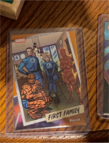 2026 Topps Finest Fantastic Four First Family #FF-01 Fantastic Four — front