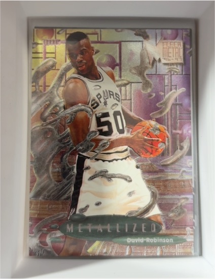 1996-97 Fleer Metal #230 David Robinson Metallized — front