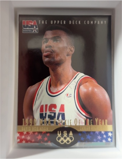 1996 Upper Deck USA Basketball #29 David Robinson — front