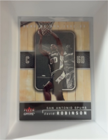 2002-03 Fleer Box Score #50 David Robinson — front