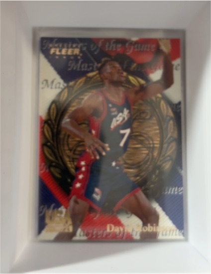 1996 Fleer USA Basketball Masters of the Game #38 David Robinson — front