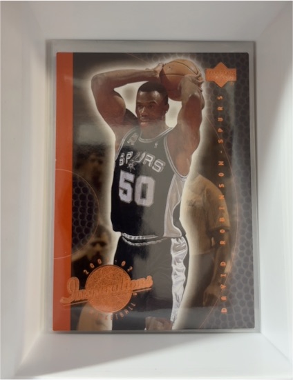 2001-02 Upper Deck Inspirations #77 David Robinson — front