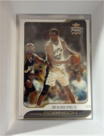 2001-02 Fleer Focus Jersey Edition #66 David Robinson — front