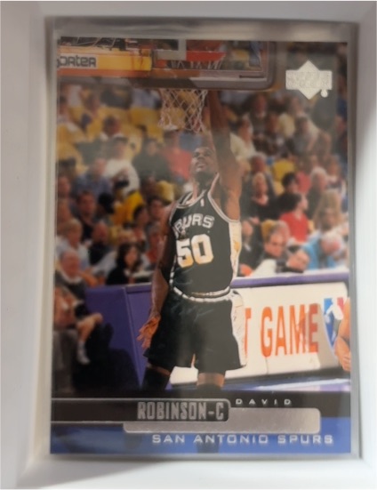 1999-00 Upper Deck #107 David Robinson — front