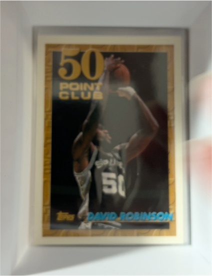 1993-94 Topps #52 David Robinson 50 Point Club — front