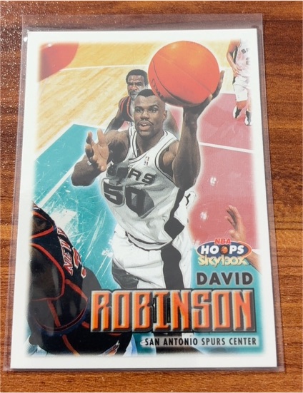 1999-00 Skybox NBA Hoops #111 David Robinson — front