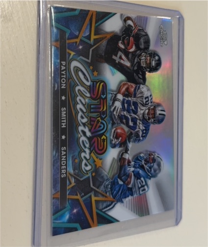 2024 Topps Cosmic Chrome Star Clusters #SCL-5 Walter Payton Emmitt Smith Barry Sanders — front