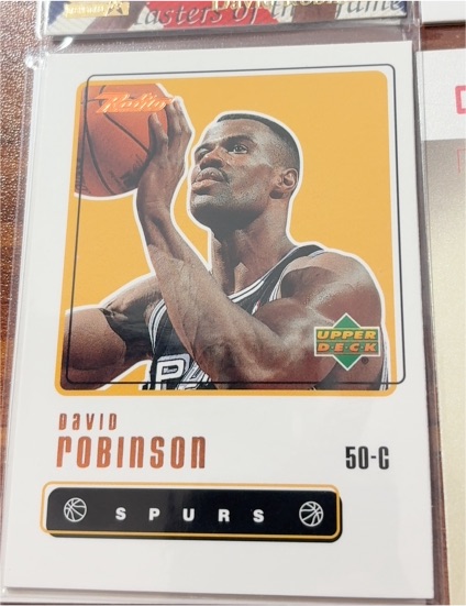 1999 Upper Deck #50-C David Robinson — front