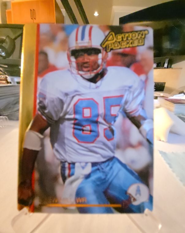 1994 Action Packed #40 Warren Moon Houston Oilers — front