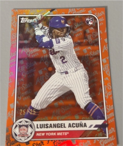 2025 Topps All-Star Game #89 Luisangel Acuña — front