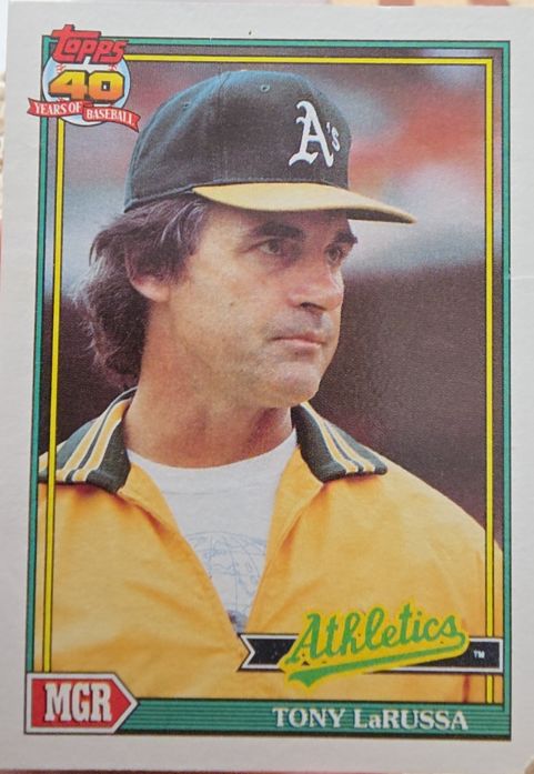 1991 Topps #171 Tony LaRussa — front