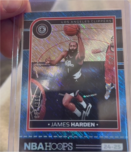 2024-25 Panini NBA Hoops #202 James Harden — front