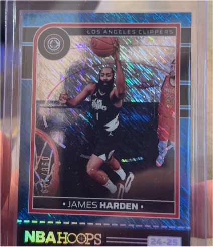 2024-25 Panini NBA Hoops #202 James Harden — front