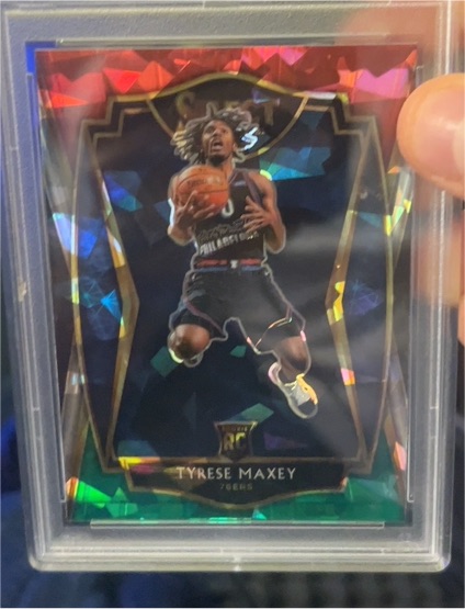 2020-21 Panini Select #174 Tyrese Maxey — front