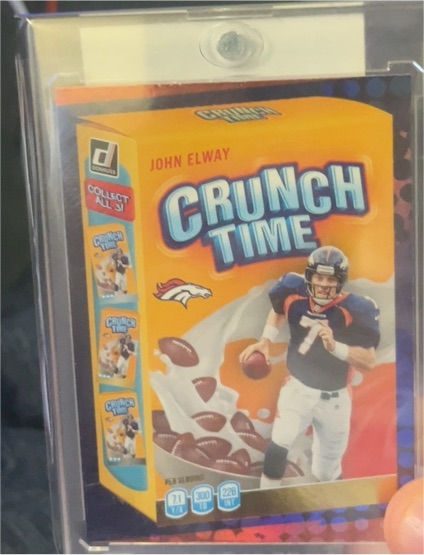 2022 Panini Donruss #CT-12 John Elway Crunch Time — front