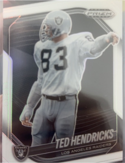 2025 Panini Prizm Black #113 Ted Hendricks — front