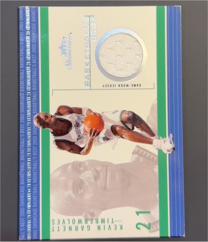 2003-04 Fleer Showcase Basketball's Best #BB-KG Kevin Garnett — front