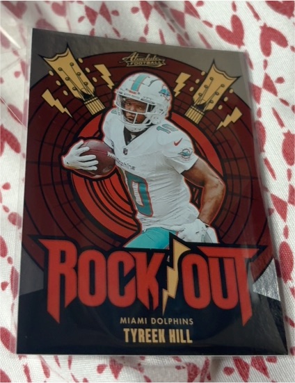 2024 Panini Absolute Rock Out #RO-THL Tyreek Hill — front