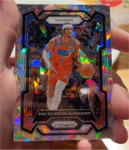 2023-24 Panini Prizm #85 Shai Gilgeous-Alexander — front
