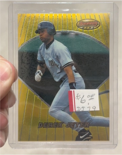1996 Bowman's Best #BBP 15 Derek Jeter — front