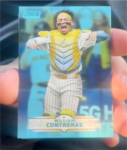 2025 Topps Stadium Club #150 William Contreras — front