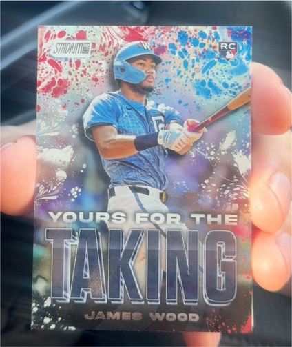 2025 Topps Stadium Club #YK-1 James Wood — front