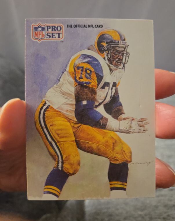 1991 Pro Set #382 Jackie Slater — front