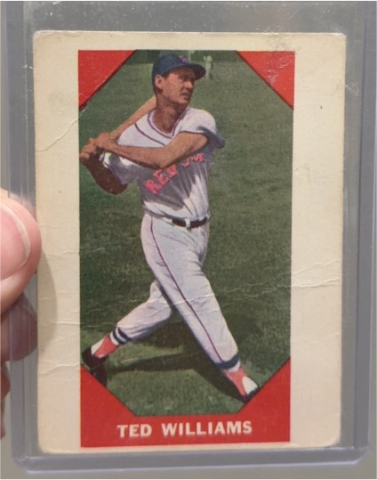 1960 Fleer Baseball Greats #72 Ted Williams — front