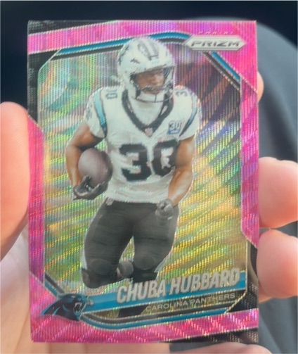 2025 Panini Prizm #237 Chuba Hubbard — front