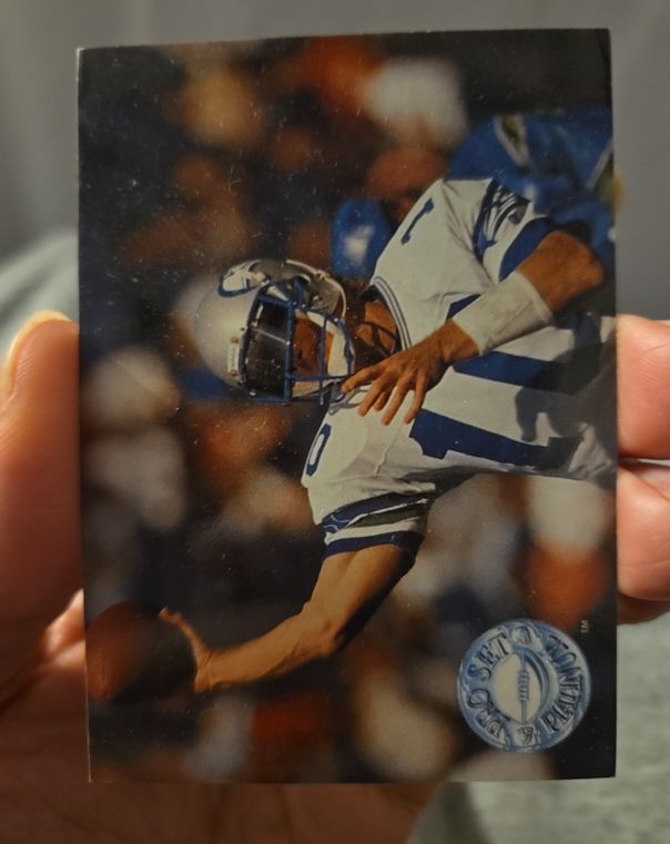 1991 Pro Set Platinum #45 Jeff George — front