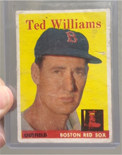 1958 Topps #1 Ted Williams — front
