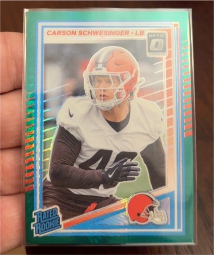 2025 Panini Donruss Optic #217 Carson Schwesinger — front