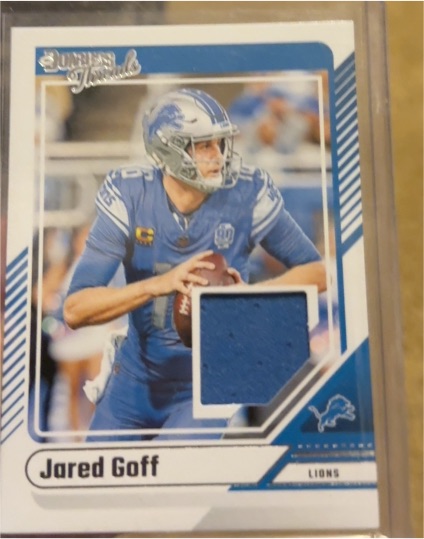 2024 Panini Donruss Threads #DTH-JGO Jared Goff — front