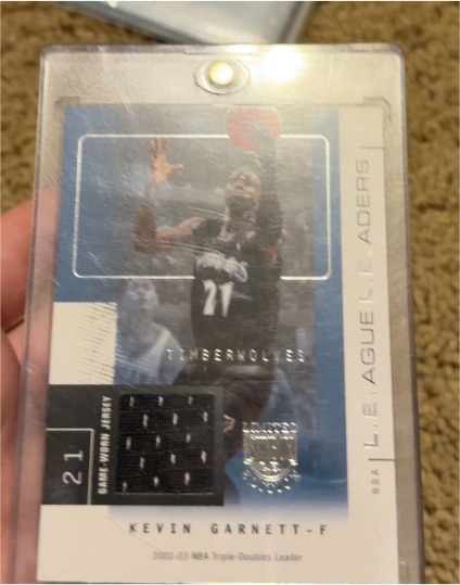 2002-03 Skybox Limited Edition #21 Kevin Garnett — front