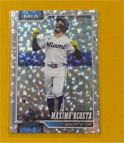 2026 Topps Series 1 #172 Maximo Acosta — front