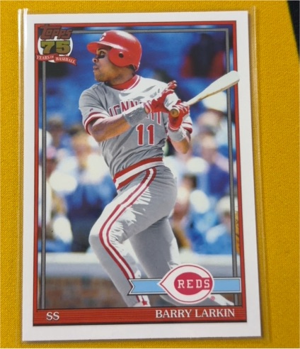 2026 Topps Series 1 #T91-81 Barry Larkin — front