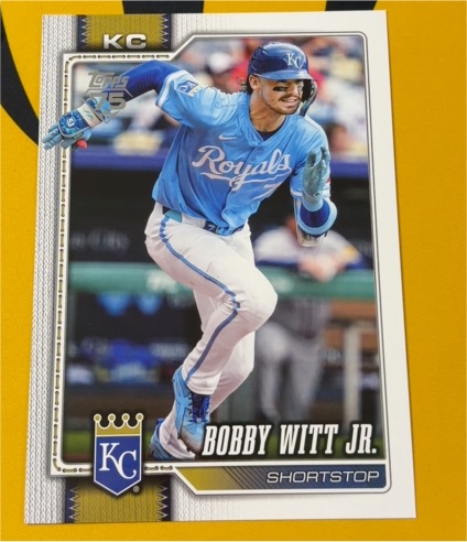 2026 Topps Series 1 #205 Bobby Witt Jr. — front