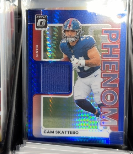 2025 Panini Donruss Optic Rookie Phenom #RPBH-CSO Cam Skattebo — front