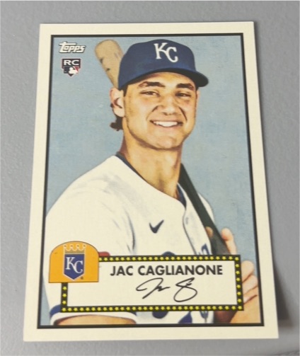 2026 Topps Series 1 1952 Variation #138 Jac Caglianone Rookie — front