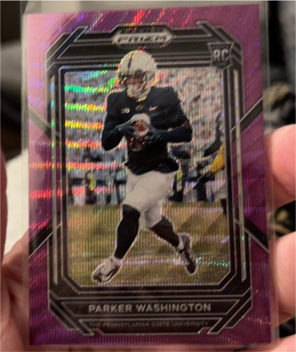 2023 Panini Prizm Draft Picks #152 Parker Washington — front