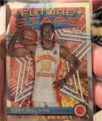 2023 Topps Chrome McDonald's All American #FS-6 Cody Williams Future Stars — front