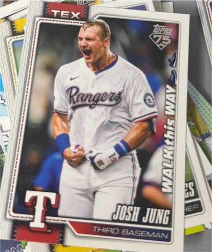 2026 Topps Series 1 #98 Josh Jung Walk This Way — front