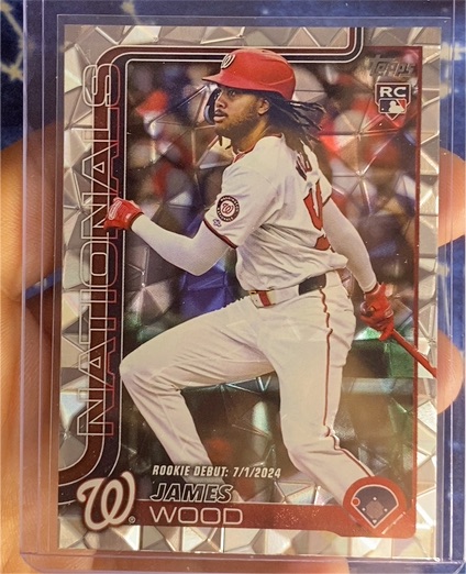 2025 Topps Update #US218 James Wood — front