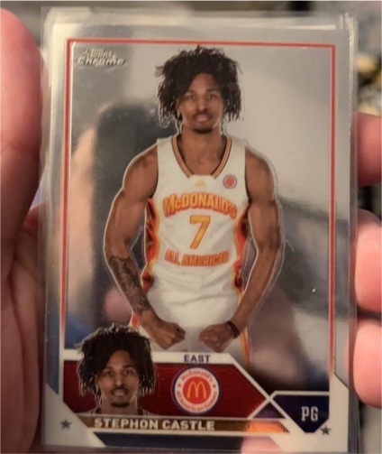 2023 Topps Chrome McDonald's All American #52 Stephon Castle — front