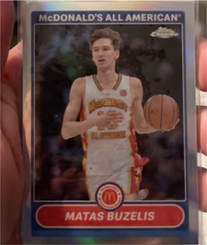 2023 Topps Chrome McDonald's All American #2K7-9 Matas Buzelis — front