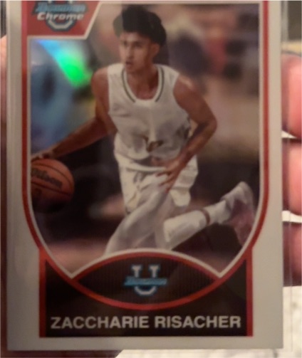 2023-24 Bowman Chrome University #07B-25 Zaccharie Risacher — front